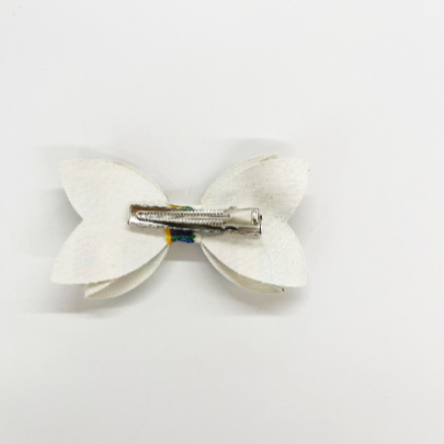 Back to School Crayons Faux Leather Bow