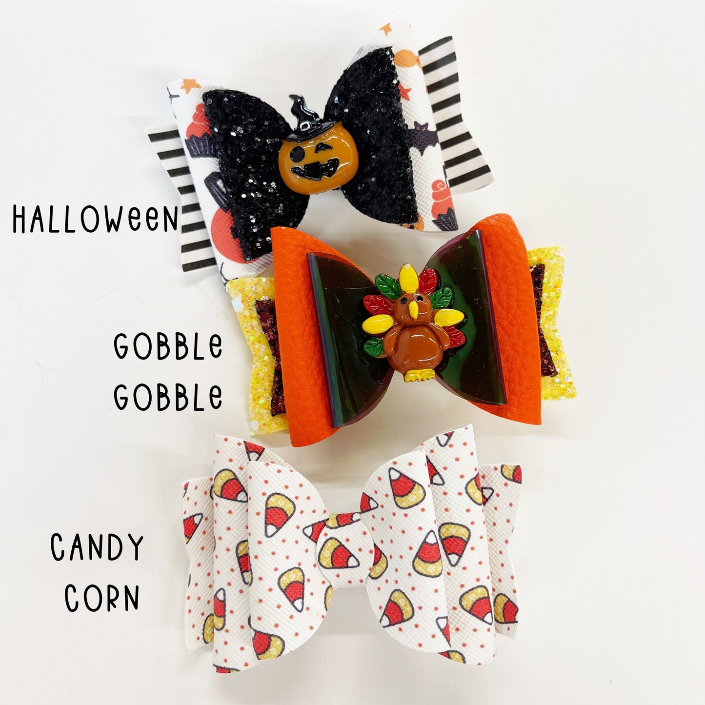 Halloween Glitter Glam Hair Clips