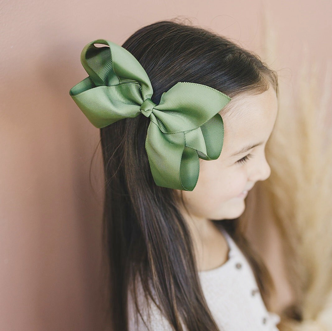 5" Grosgrain Autumn Hair Bow Clip