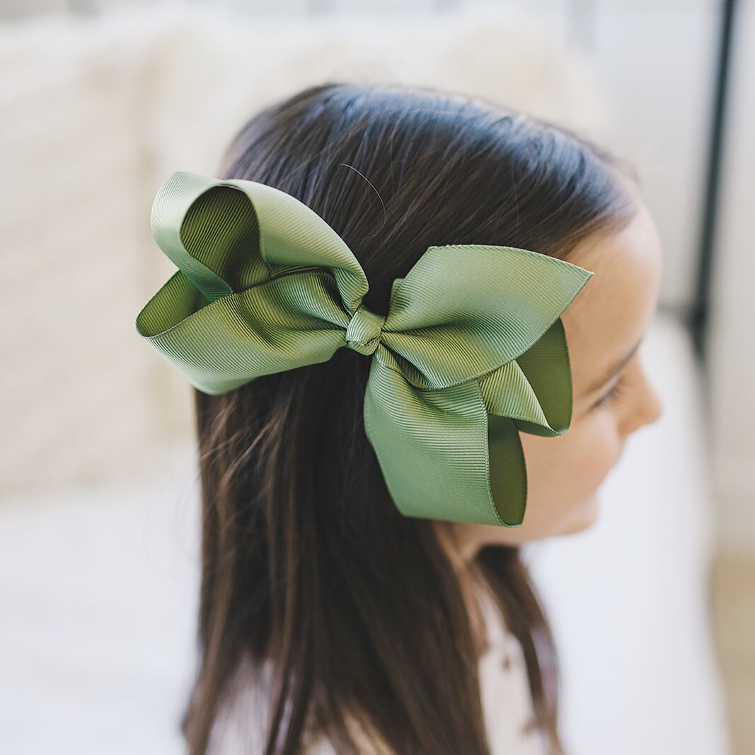5" Grosgrain Autumn Hair Bow Clip