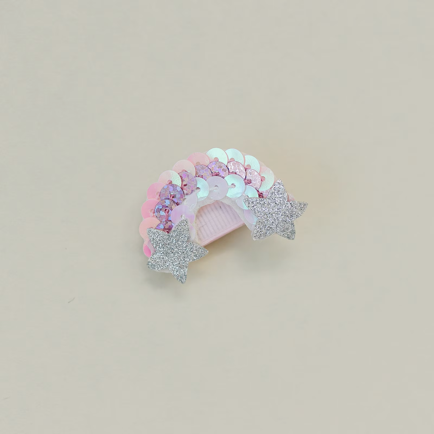 Sequin Little Glitter Rainbow Hair Clip