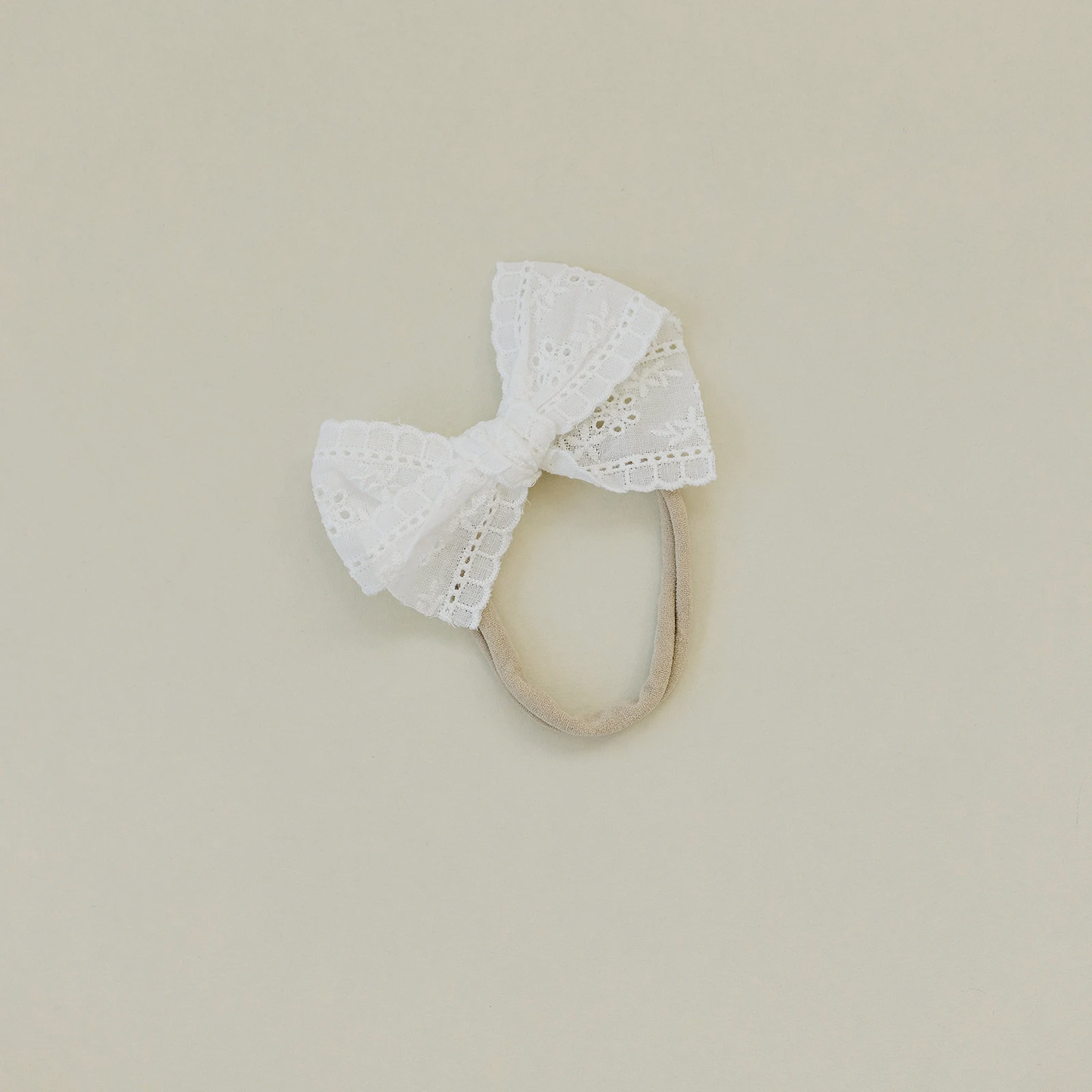 Little Lady Eyelet Baby Bow Headband