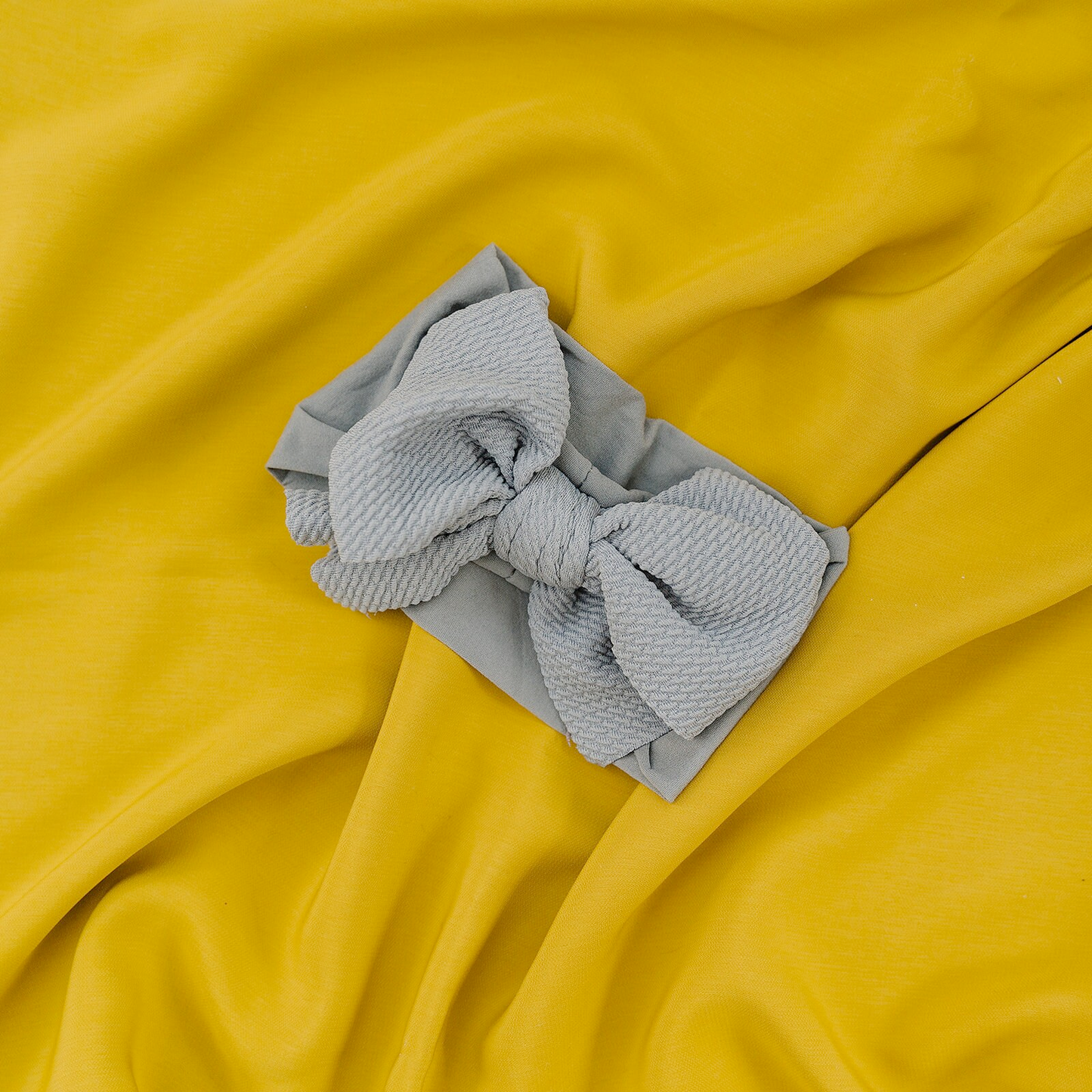 4.5” Loopy Texture Bow Baby Nylon Headbands
