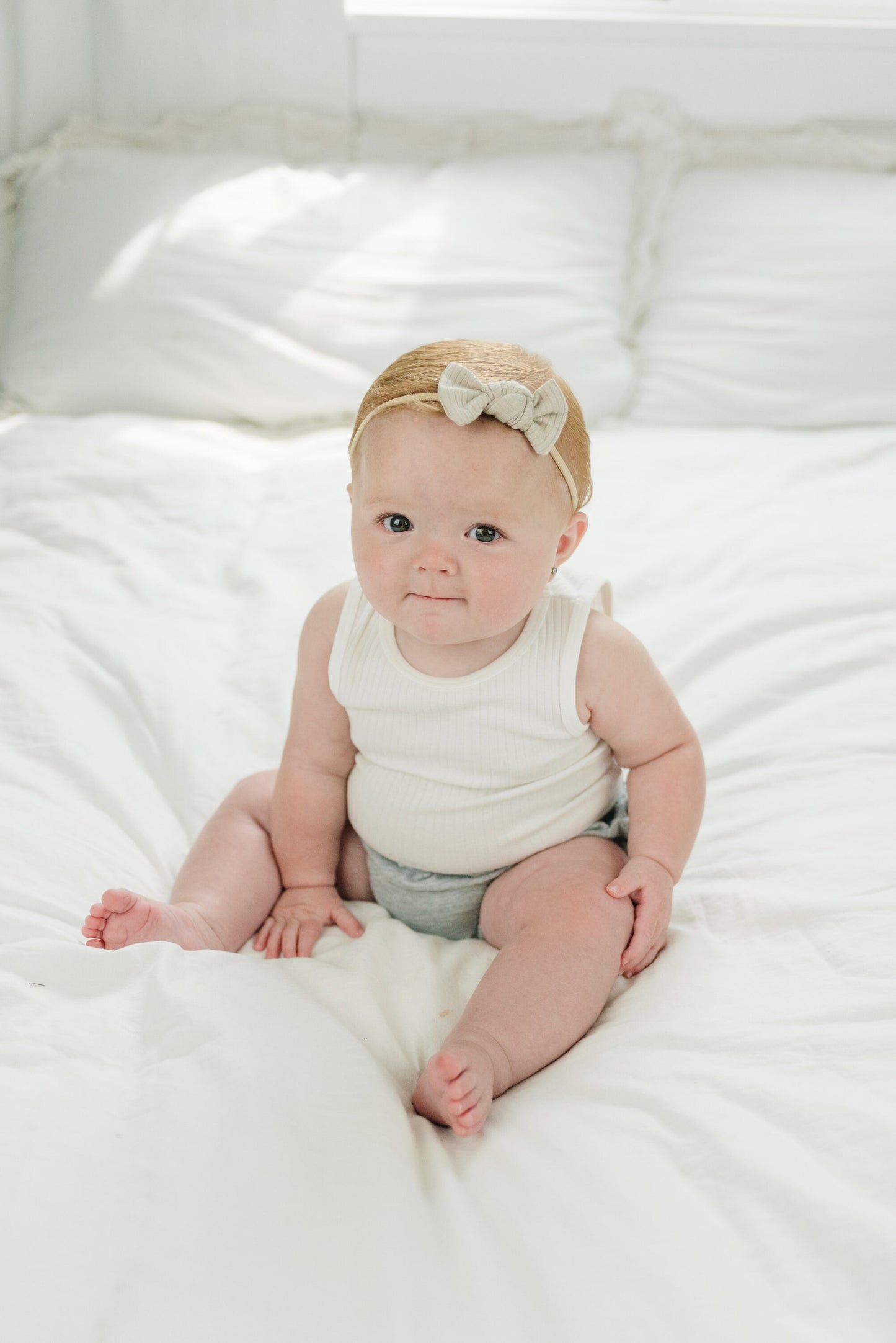 Ribbed Knottie Hair Bows
