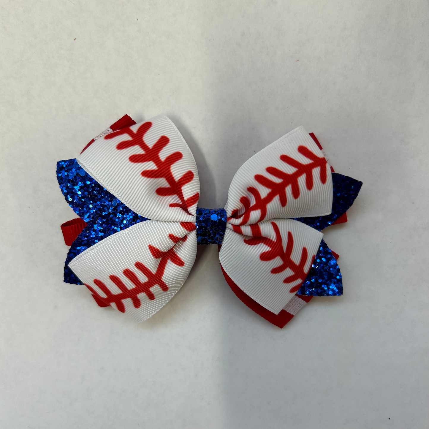 4th of July Baseball 5" Grosgrain