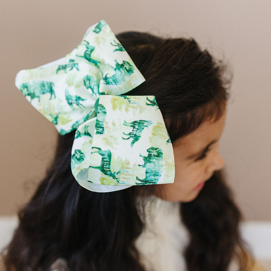 7" Yellowstone Adventure Grosgrain Hair Bow