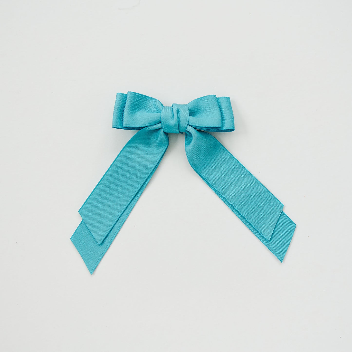Double Stacked Silky Long Ribbon Bows