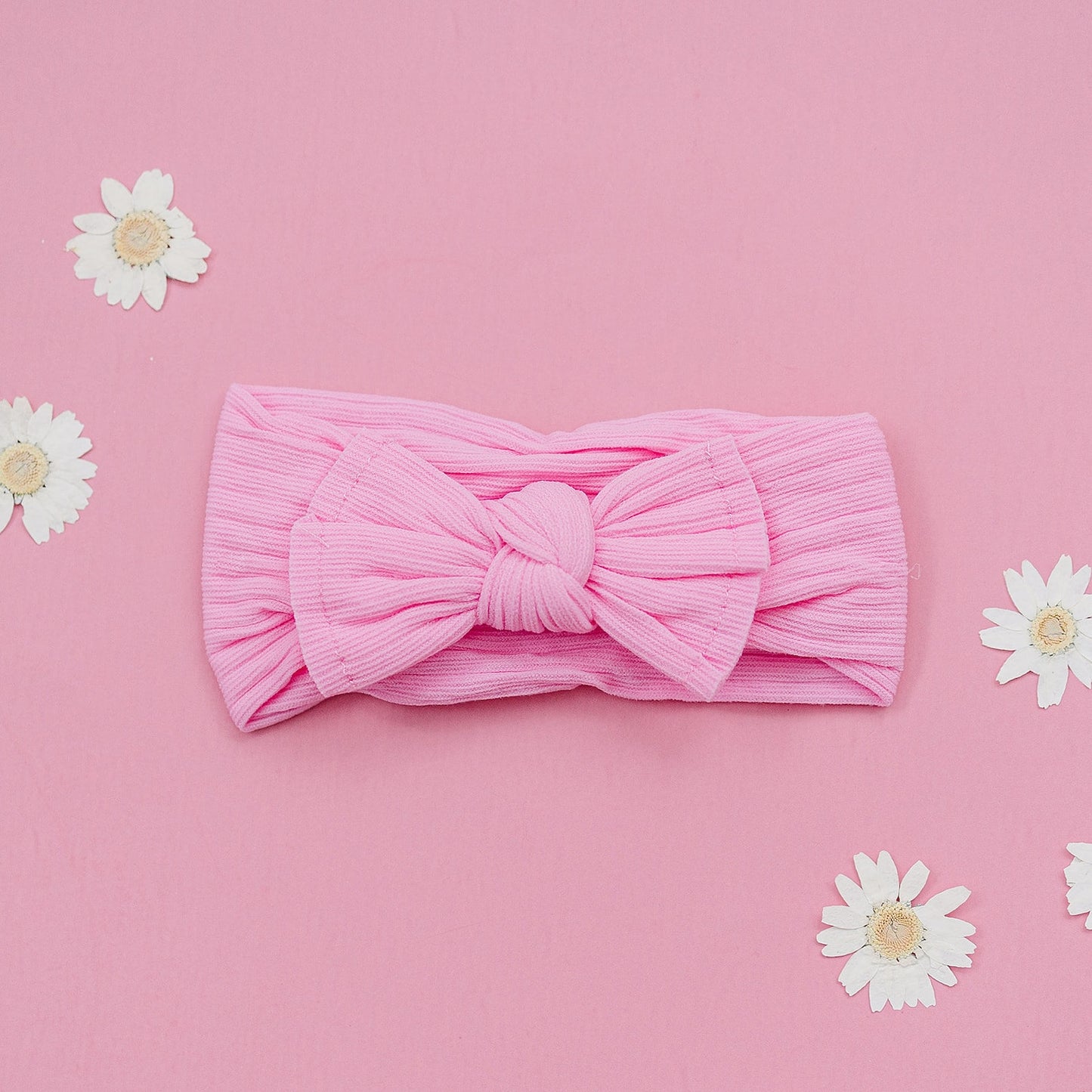 Trendy Ribbed Nylon Baby Headbands