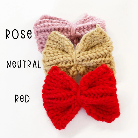 3” Crochet Hair Bows