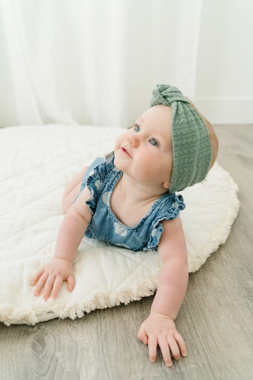 Knotted Cardigan Knit Headbands