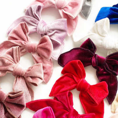 Edged Velvet Bows
