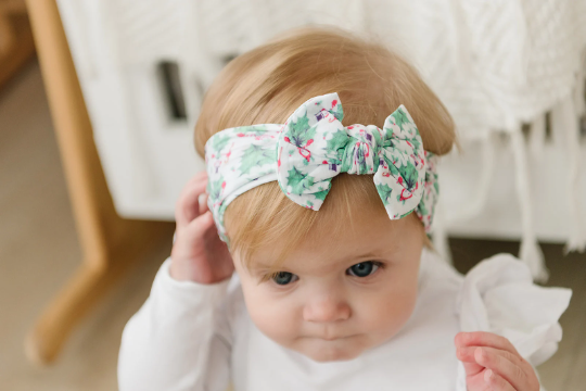 Holly Jolly Vintage Snowman Nylon Headband