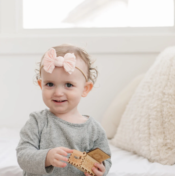 Cable Knit Nude Nylon Headband