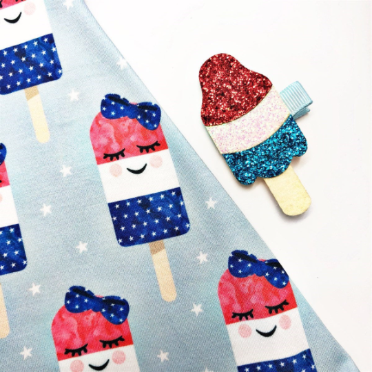 Rocket Pop Glitter Clip