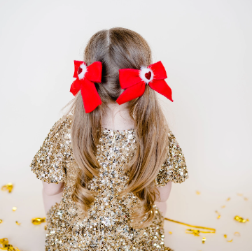 Fancy Velvet Valentines Bows