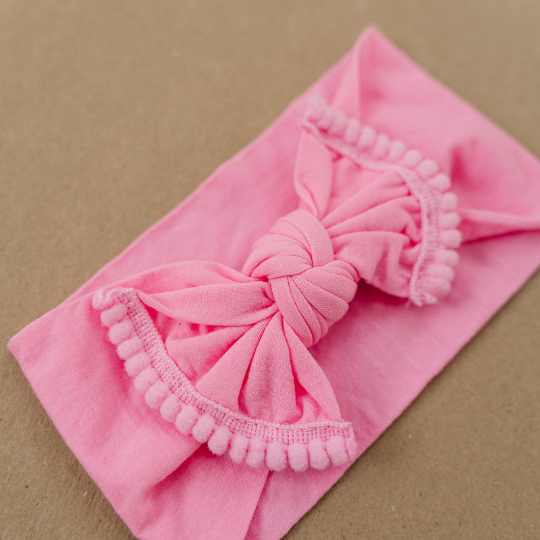 Pom Pom Nylon Headbands