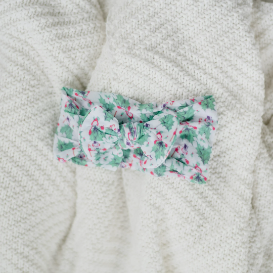 Holly Jolly Vintage Snowman Nylon Headband