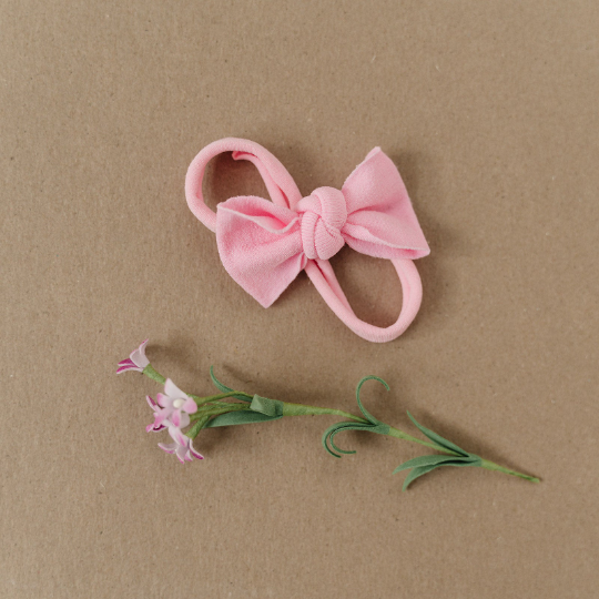 Itty Bitty Nylon Bow Headbands
