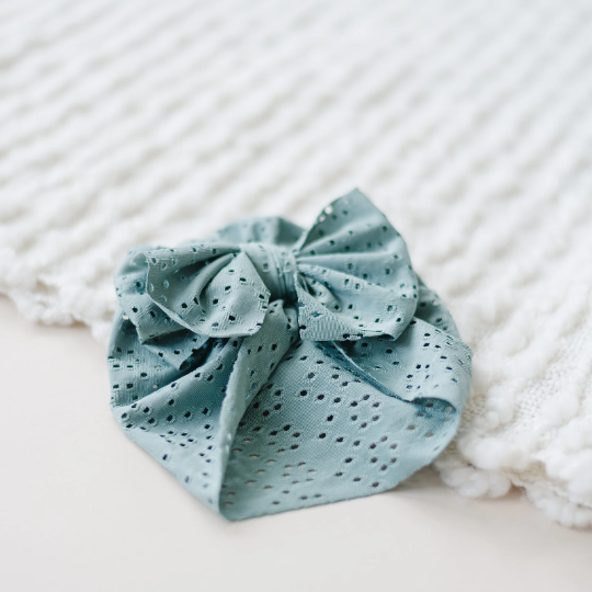 Eyelet Baby Turban