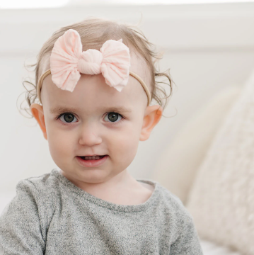 Cable Knit Nude Nylon Headband