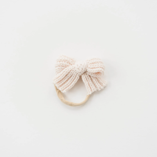 Thick Chunky Sweater Knit Hair Bows