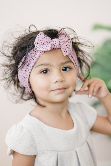 Trendy Dalmatian Dot Nylon Headband
