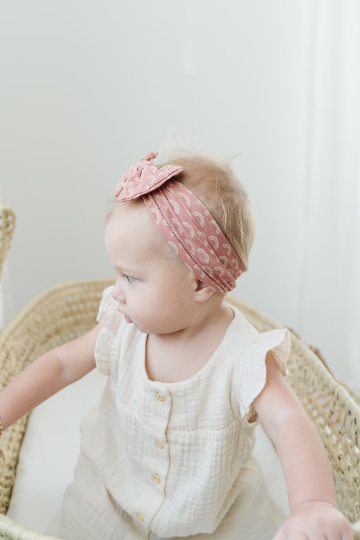 Rust Rainbow Arch Nylon Headband