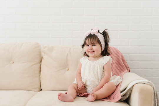 Soft Spring Eyelet Baby Headwrap
