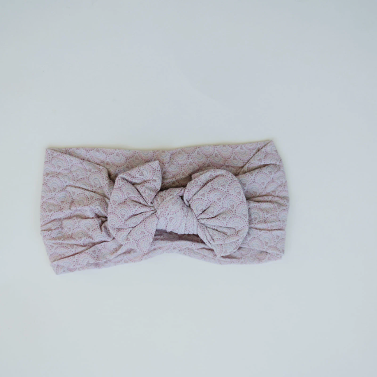 Fall Heart Dotted Arches Nylon Baby Headband