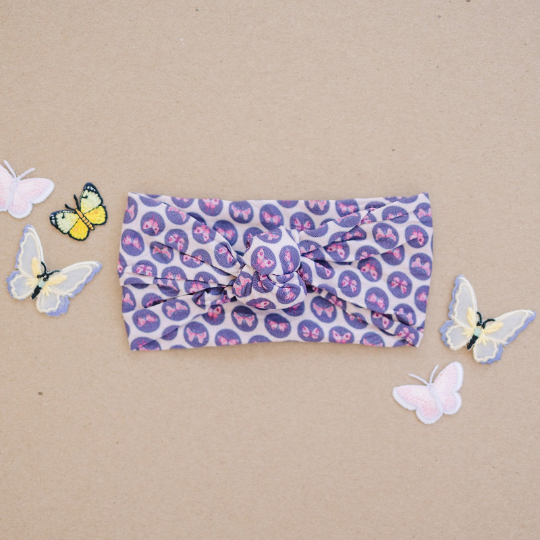Knotted Trendy Butterfly Nylon Headband