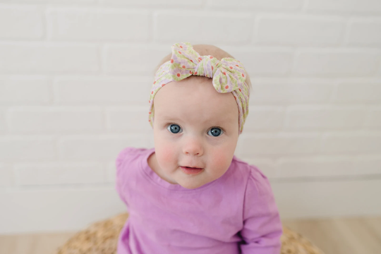 Radiant Summer Flowers Nylon Baby Headband