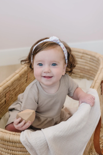 Knotted Boho Arrow Baby Nylon Headband
