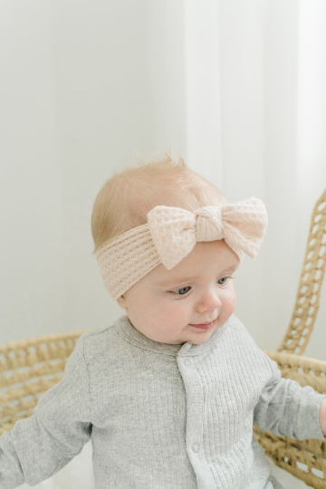 Waffle Cotton Baby Headband