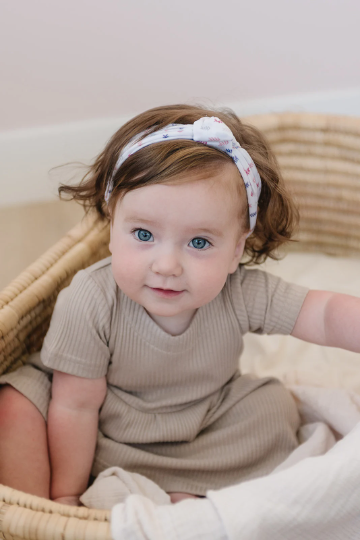 Knotted Boho Arrow Baby Nylon Headband