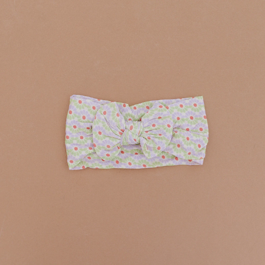 Radiant Summer Flowers Nylon Baby Headband