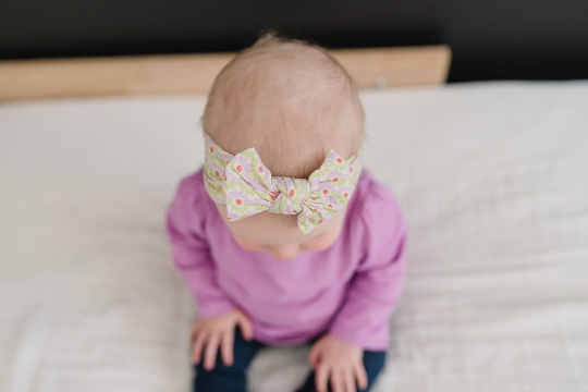 Radiant Summer Flowers Nylon Baby Headband