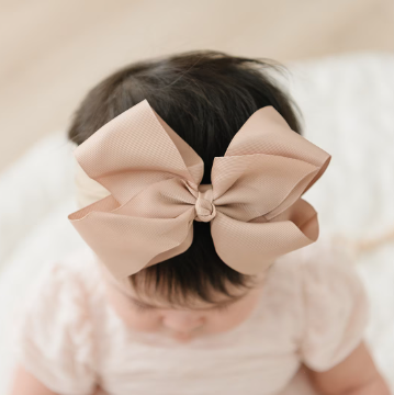 5" Grosgrain Bow Nylon Headbands