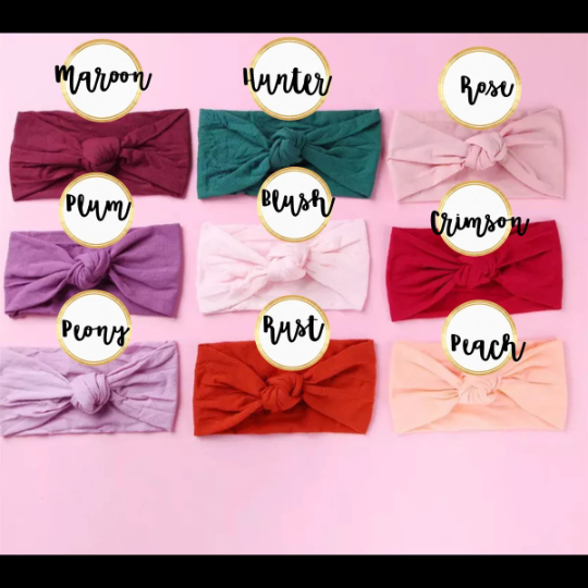 Knotted Headwrap Nylon Headband