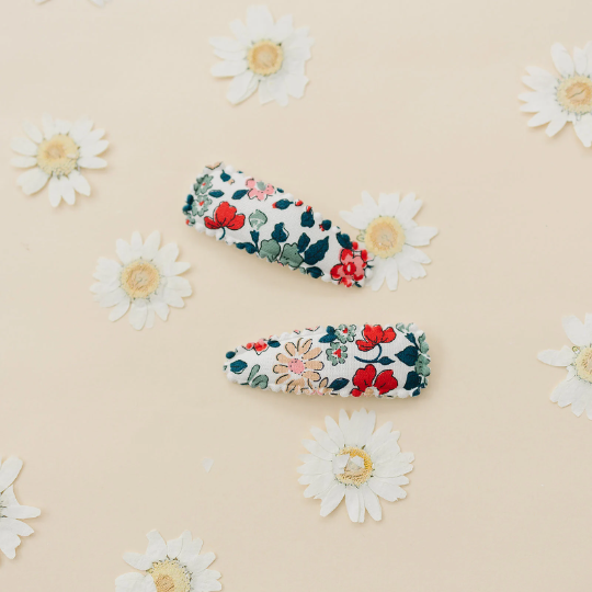 Set of 2 Perfect Summer Snap Hair Clips