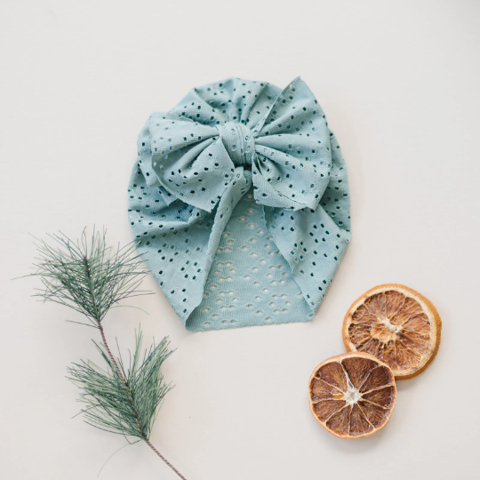 Eyelet Baby Turban