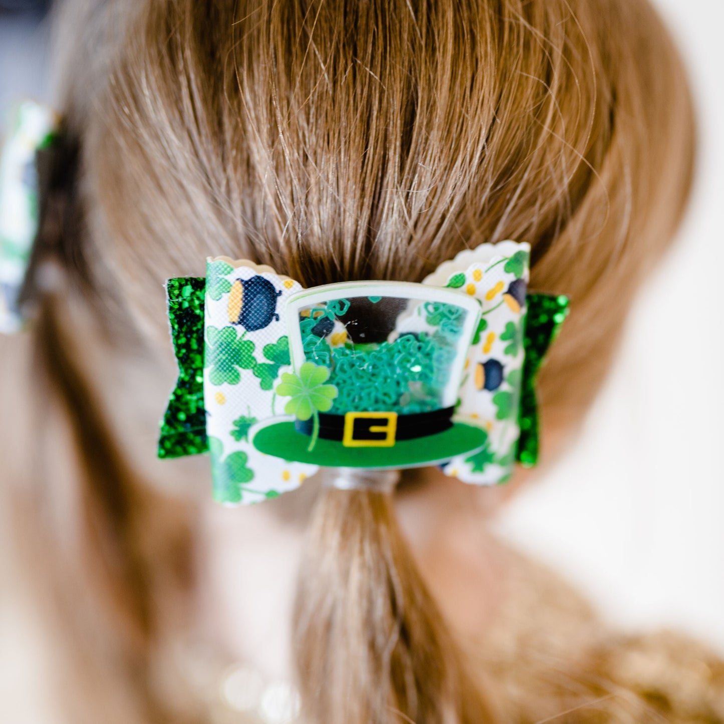 Glitter Glam St. Patrick’s Day Hair Clips
