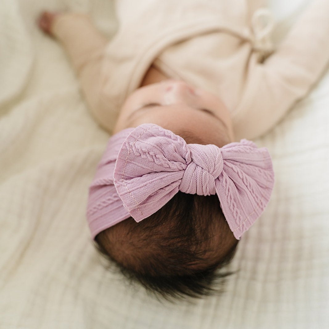 Cable Knit Nylon Headbands