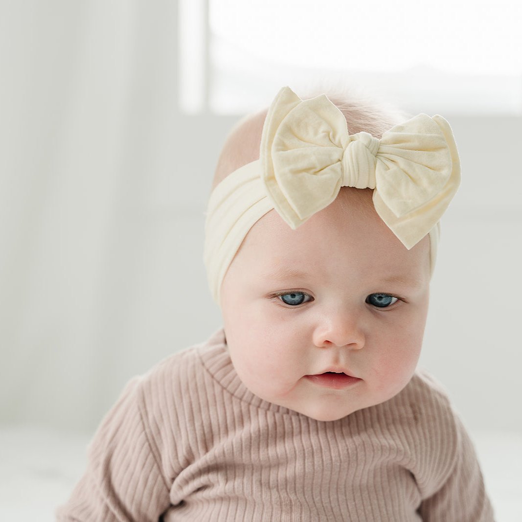 Double Bow Nylon Headbands