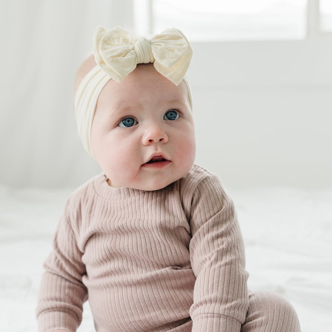 Double Bow Nylon Headbands