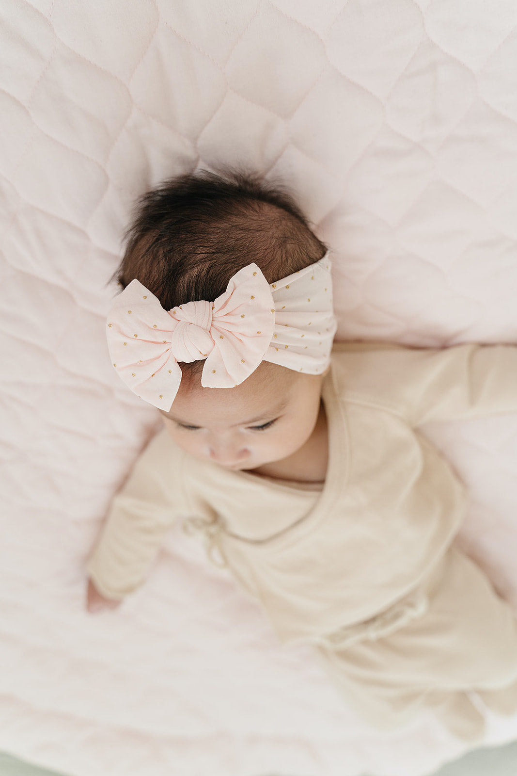 Shimmer-Dot Trendy Nylon Headbands