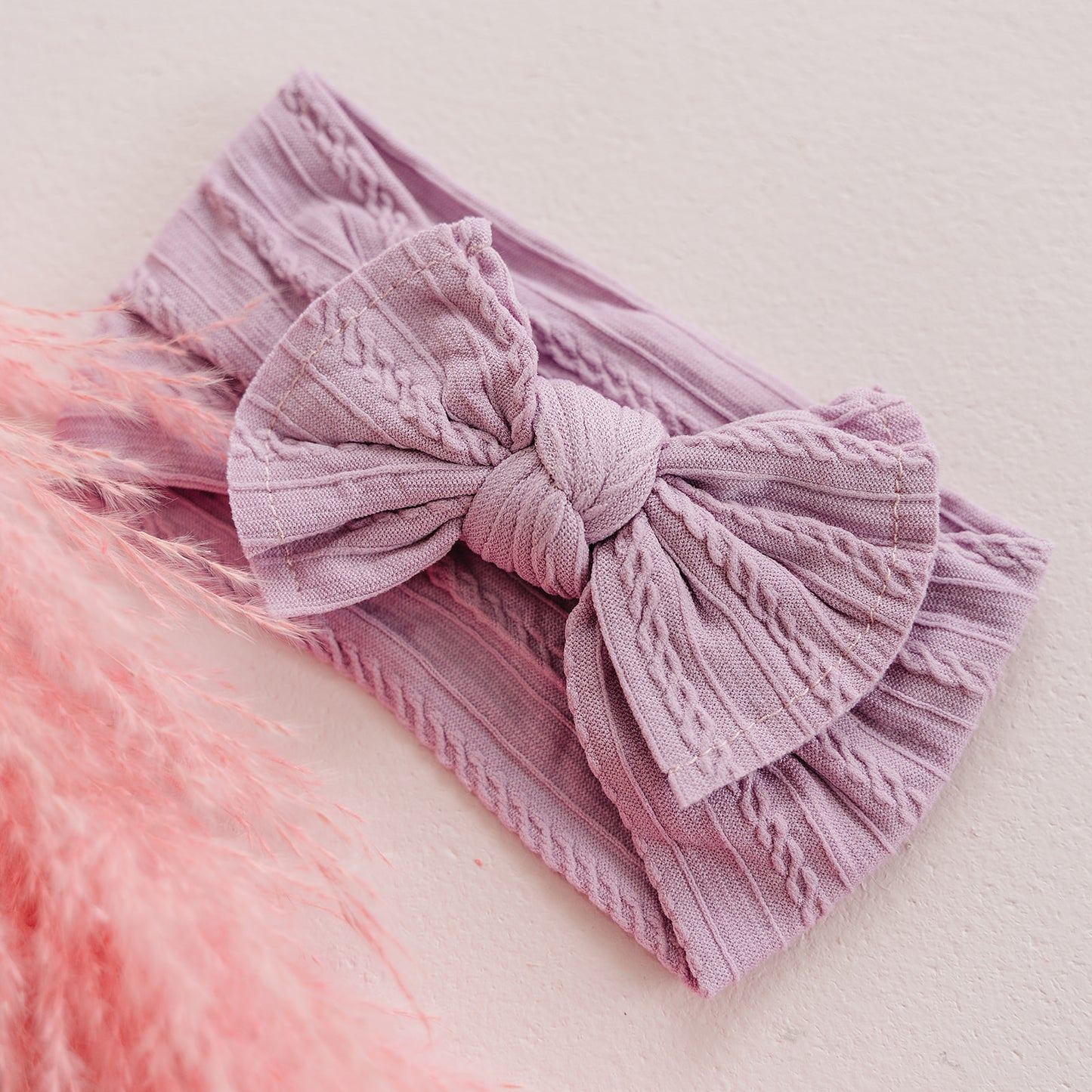 Cable Knit Nylon Headbands