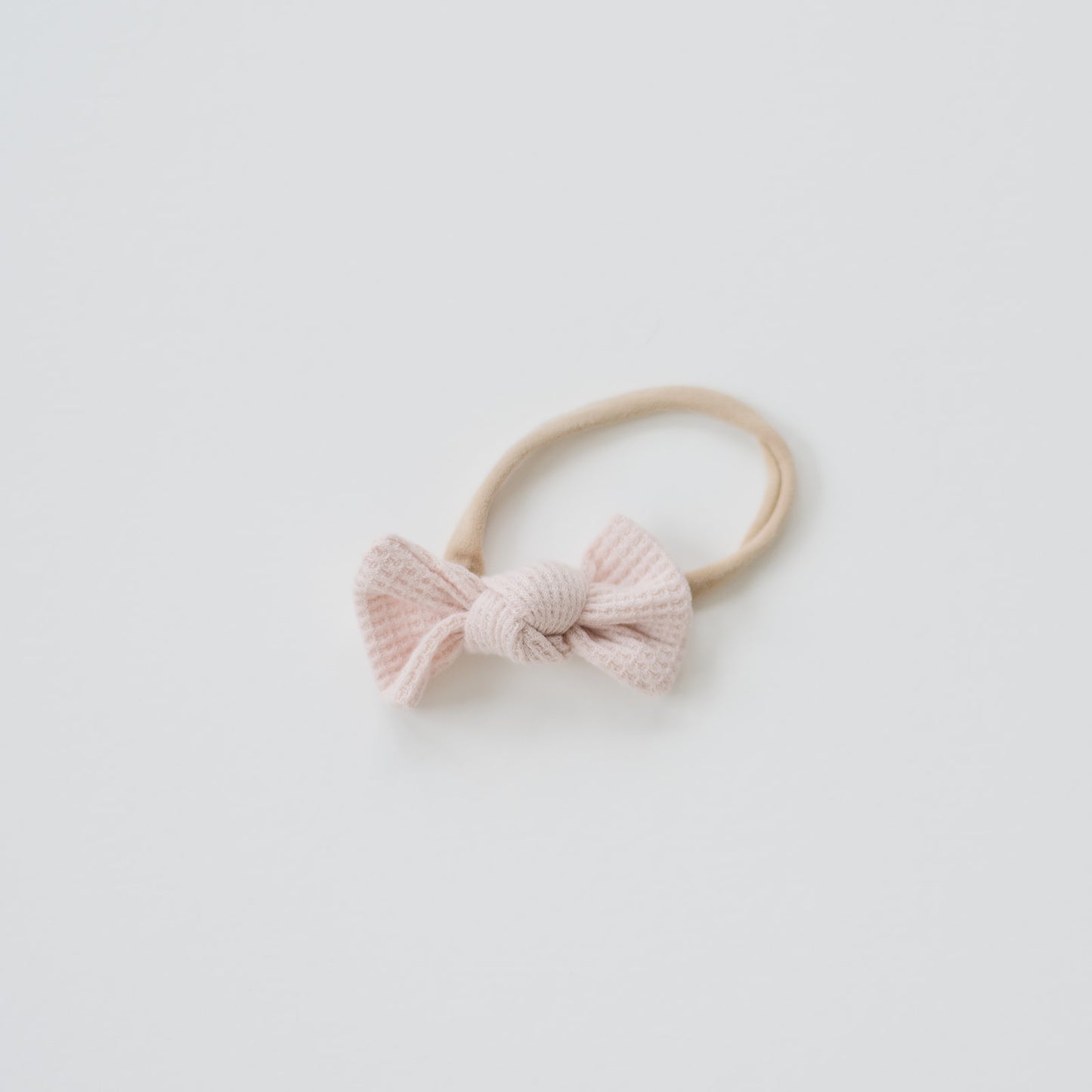 Petite Waffle Weave Bows
