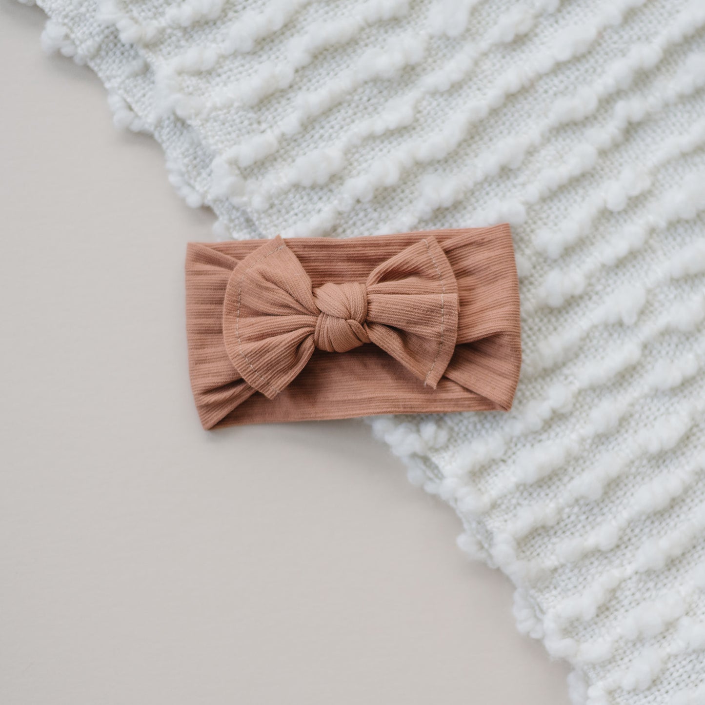 Trendy Ribbed Nylon Baby Headbands