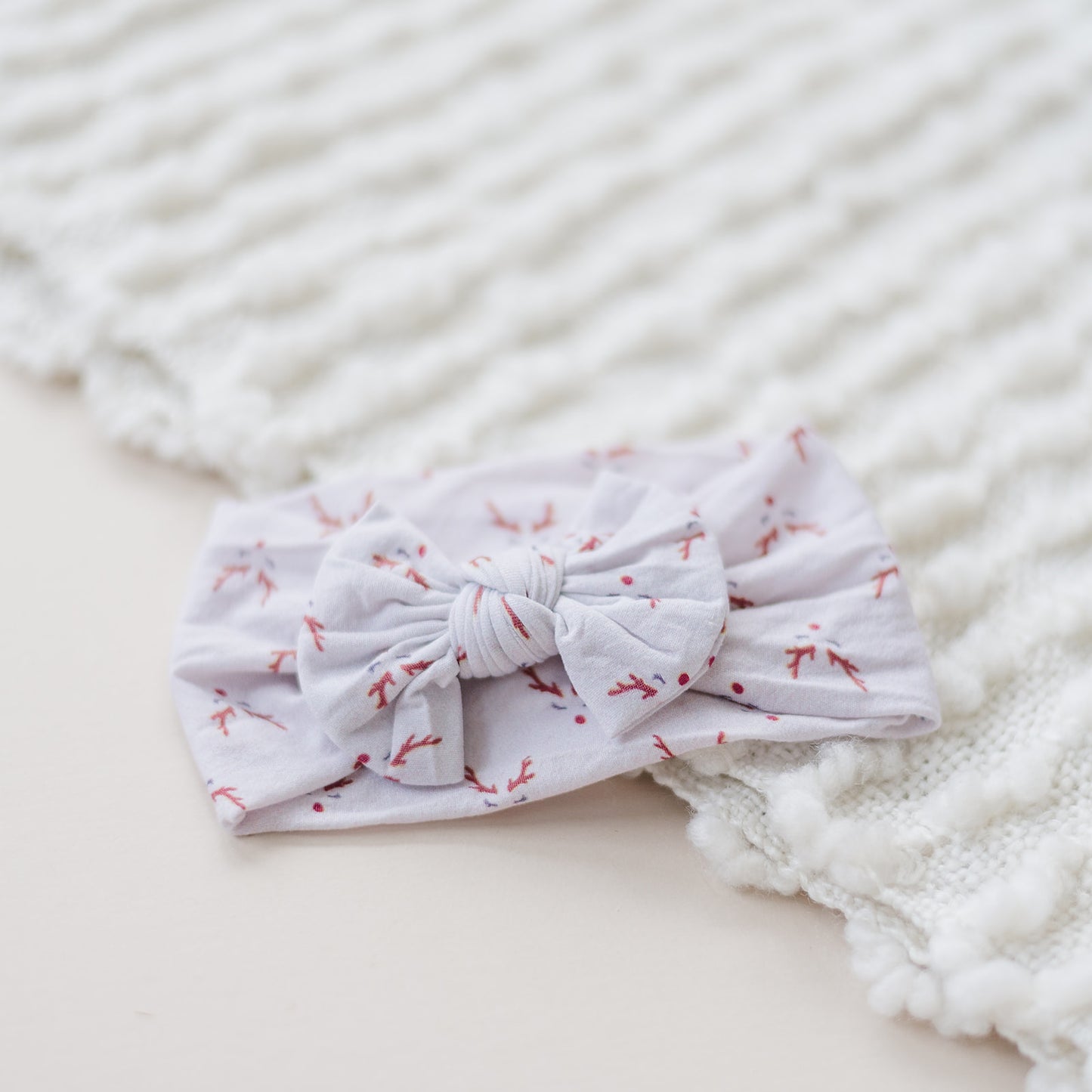 Reindeer Face Nylon Headband