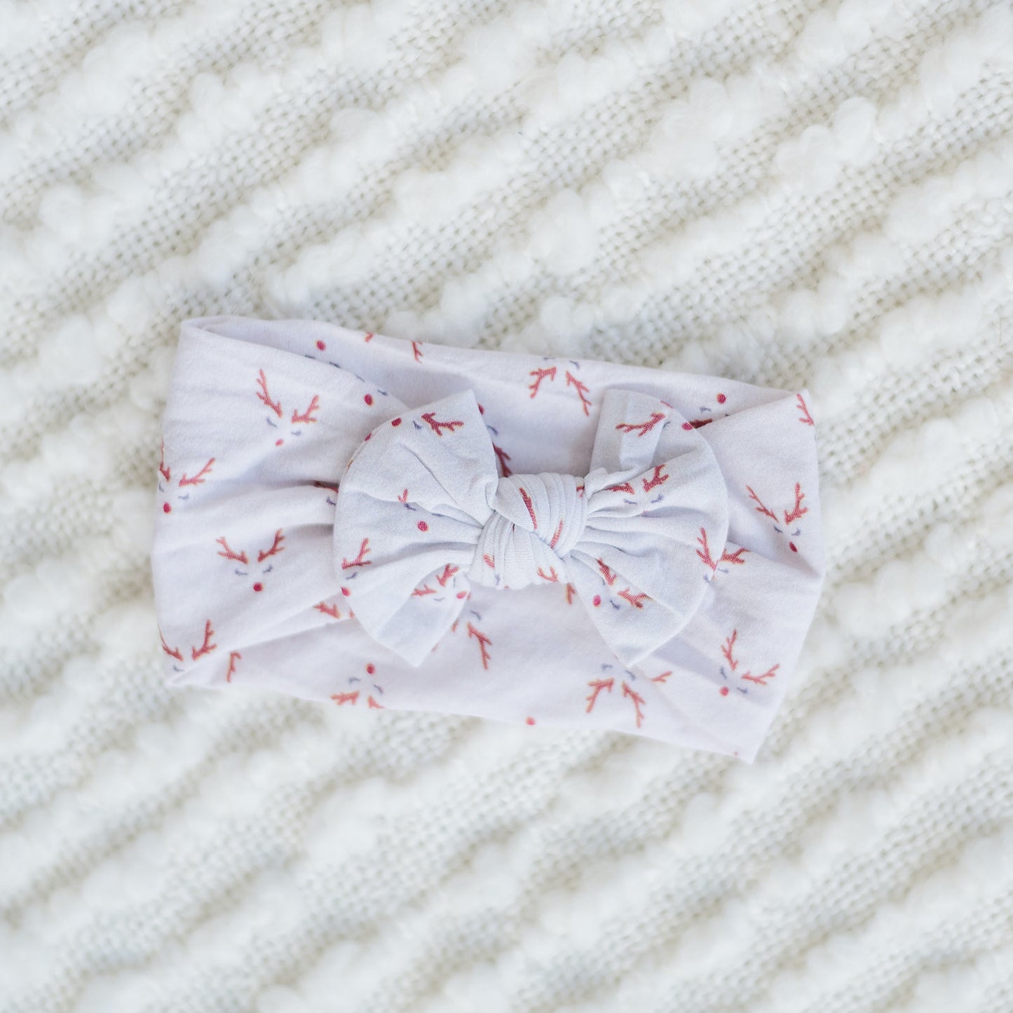 Reindeer Face Nylon Headband